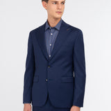 Abito saglia di lana stretch 44 / BLU