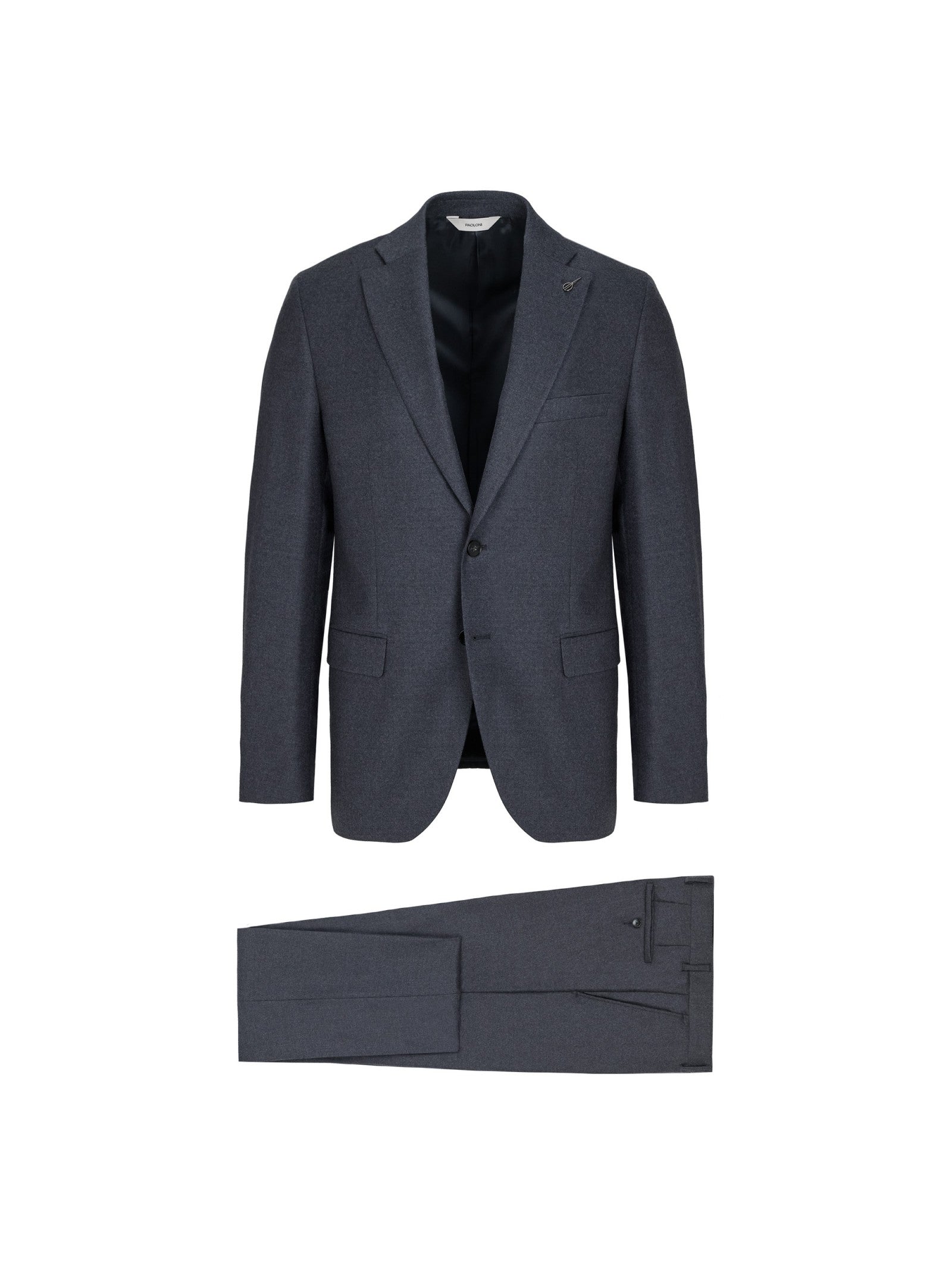 Abito in flanella di lana stretch 44 / GRIGIO
