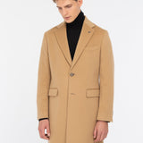 Cappotto panno drap puro cashmere 44 / BEIGE