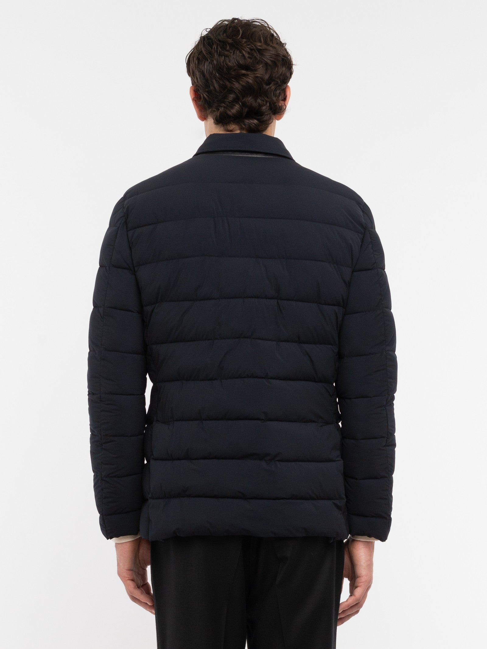 Giacca trapuntata nylon tecnico bi-stretch 44 / BLU