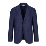 Giacca sfoderata resca misto lana stretch 44 / BLU