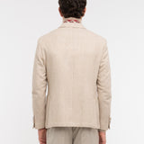 Giacca doppiopetto resca in misto lana 44 / BEIGE