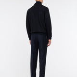 Bomber panno leggero misto lana 44 / BLU