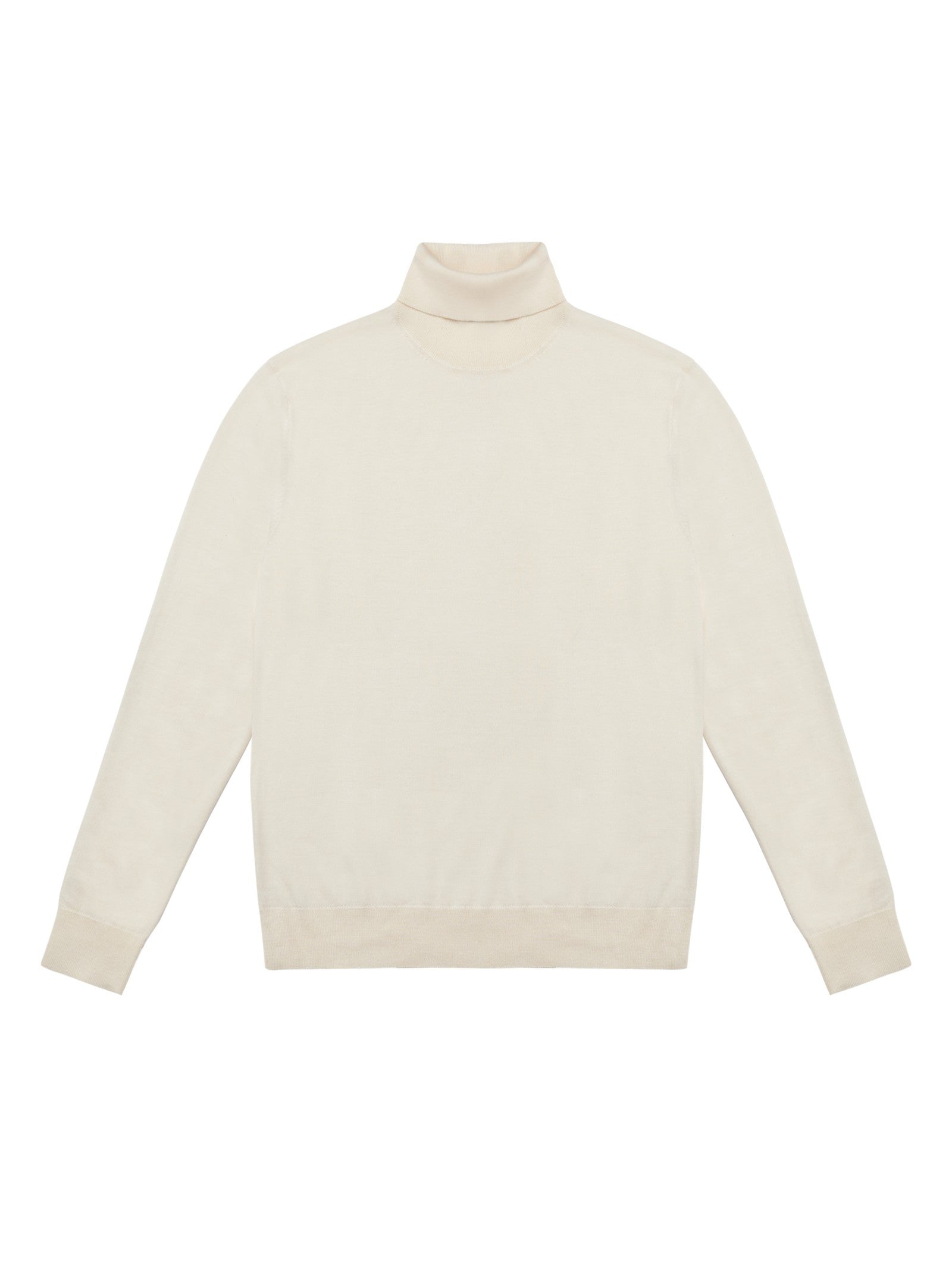 Dolcevita rasato pura lana merinos 3XL / BIANCO