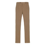 Pantalone slim gabardina di cotone stretch 44 / BEIGE