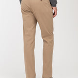 Pantalone slim gabardina di cotone stretch 44 / BEIGE