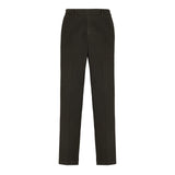 Pantalone slim gabardina di cotone stretch 44 / VERDE