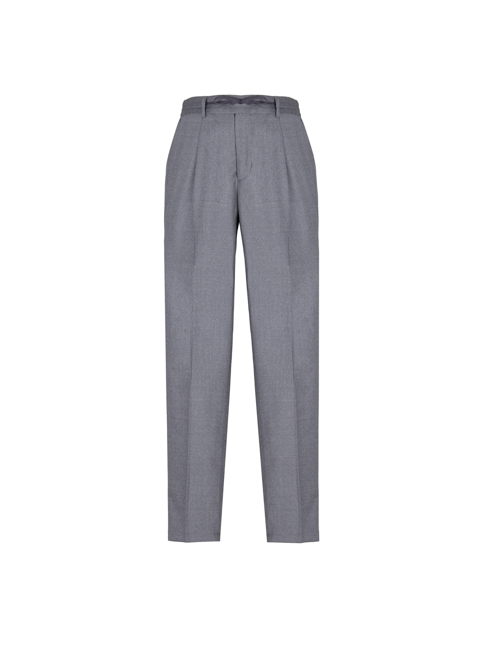 Pantalone jogging flanella di lana stretch 44 / GRIGIO