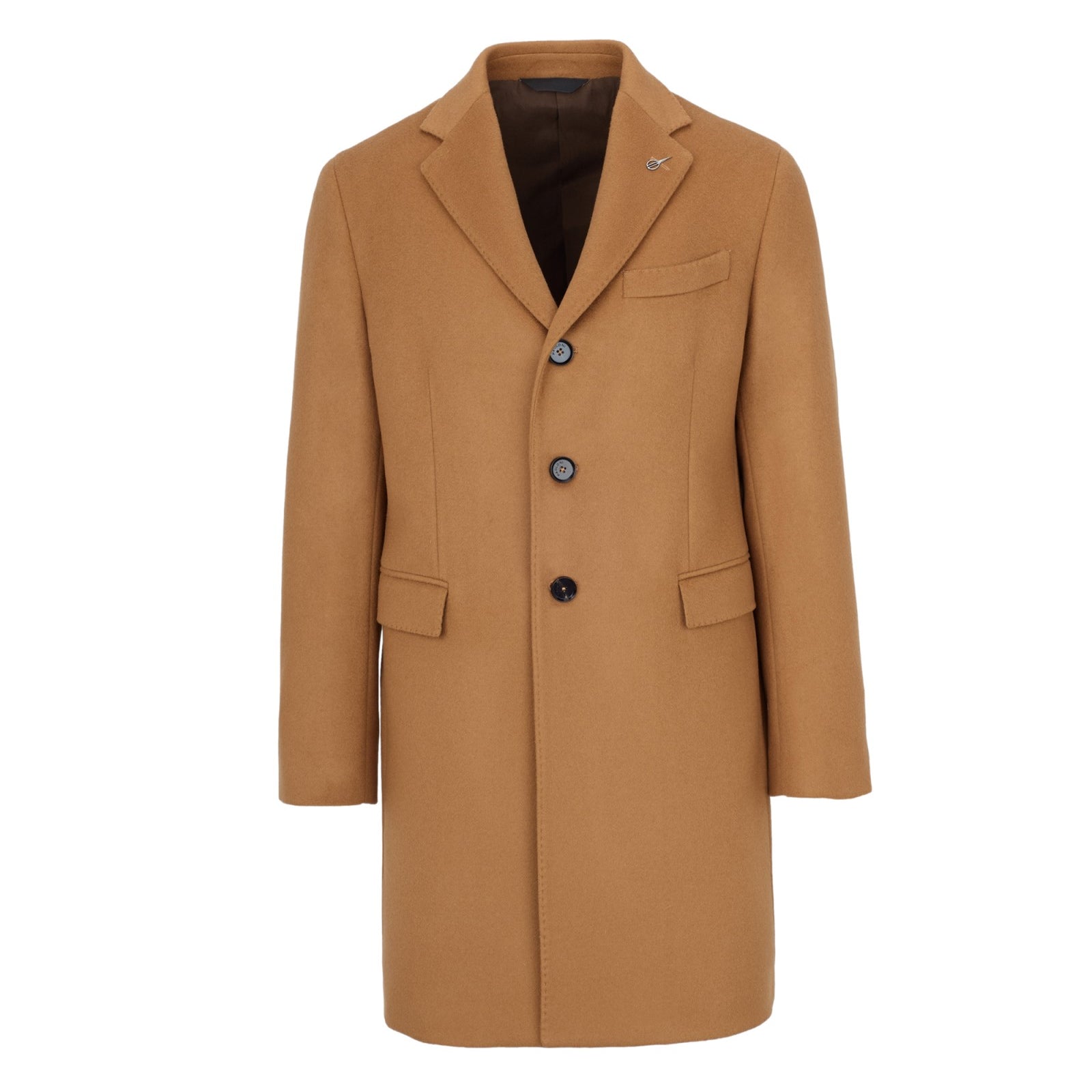 Cappotto in beaver lana cashmere 44 / BEIGE