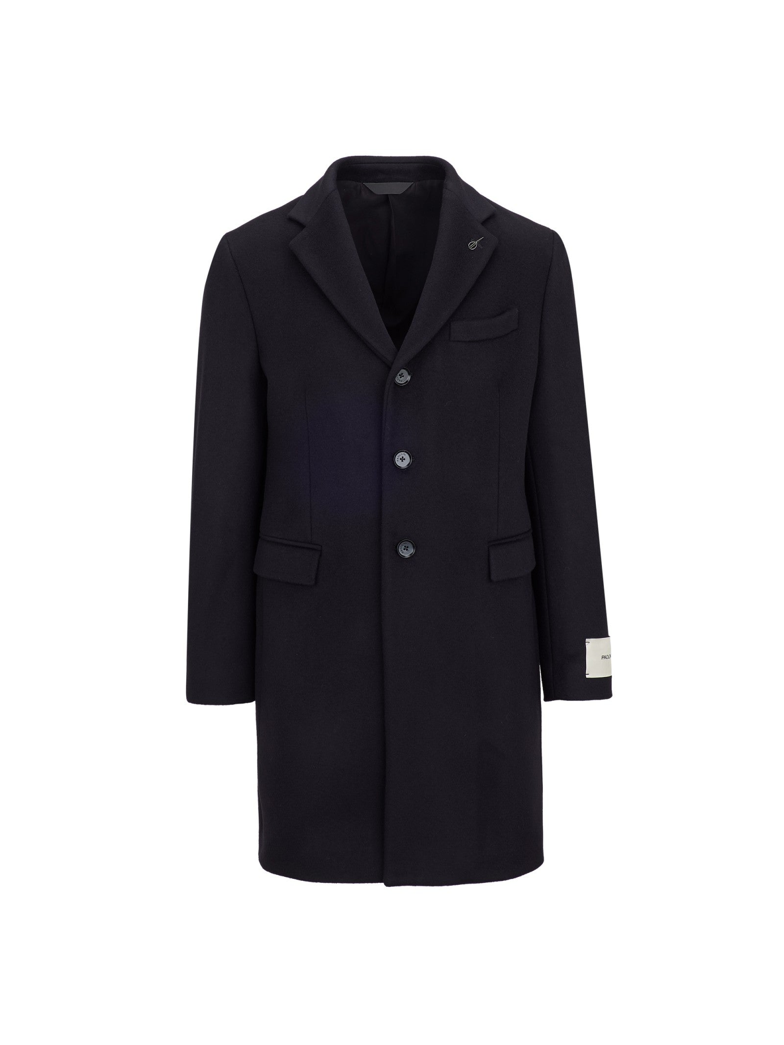 Cappotto in beaver lana cashmere 44 / NERO