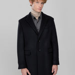 Cappotto in beaver lana cashmere 44 / NERO