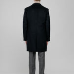 Cappotto in beaver lana cashmere 44 / NERO