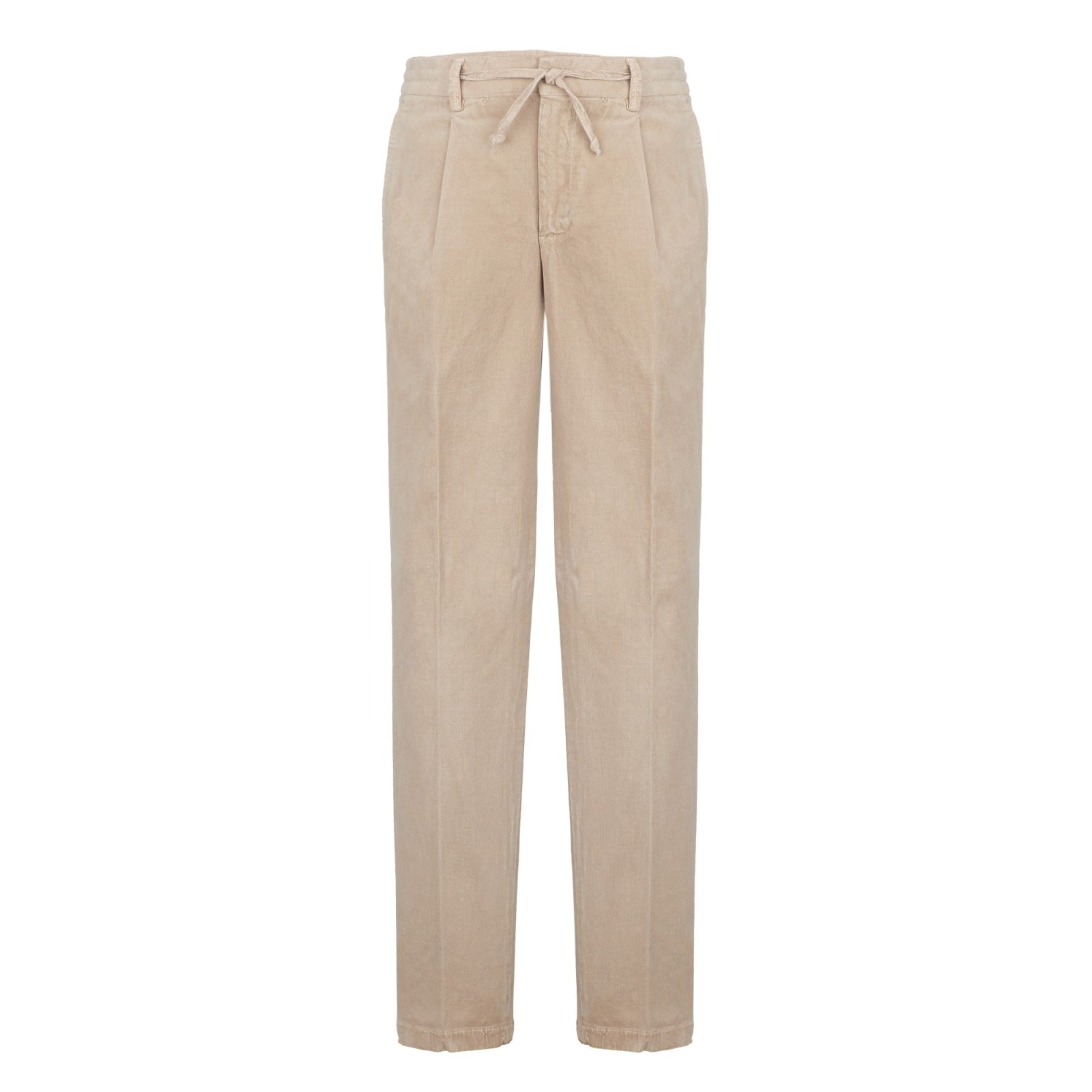 Pantalone jogging velluto stretch 'tinto capo' 44 / BEIGE