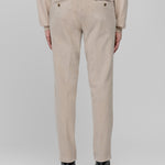 Pantalone jogging velluto stretch 'tinto capo' 44 / BEIGE