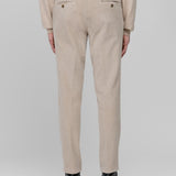 Pantalone jogging velluto stretch 'tinto capo' 44 / BEIGE