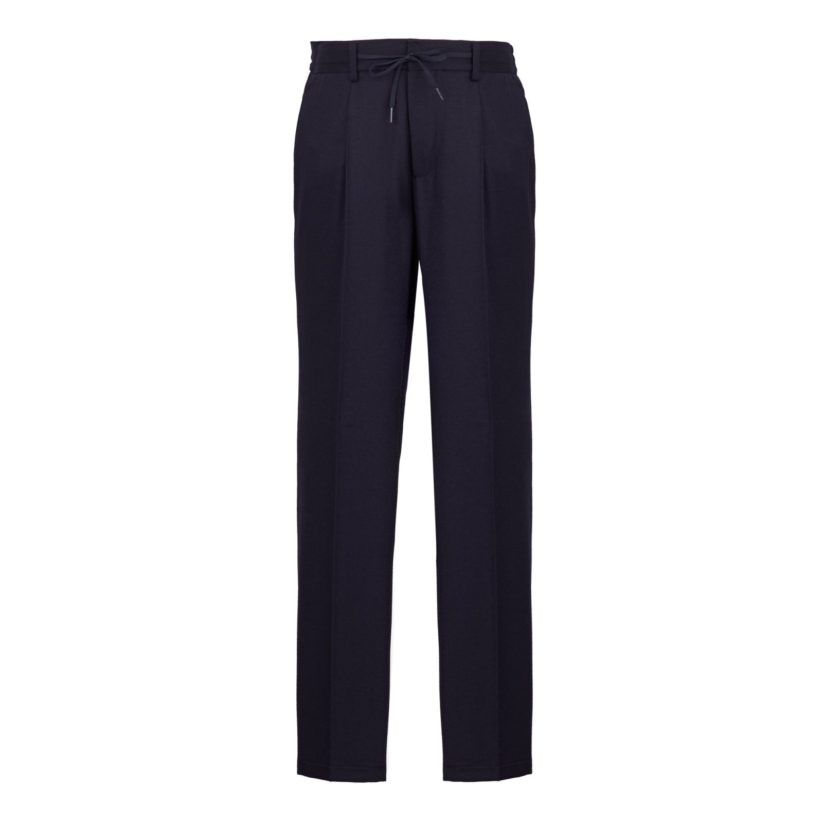 Pantalone jogging flanella in lana stretch 44 / BLU