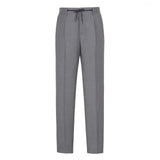 Pantalone jogging flanella in lana stretch 44 / GRIGIO