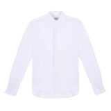 Camicia regular piquet di jersey in cotone 38 / BIANCO