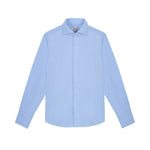 Camicia regular popeline di cotone 38 / AZZURRO