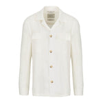 Overshirt lino delavè 44 / BIANCO