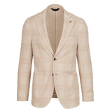 Giacca slim jersey moulinè check 44 / BEIGE