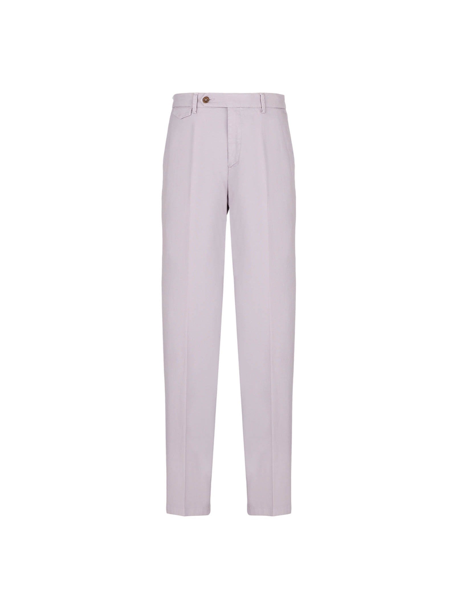 Pantalone slim misto cotone stretch 44 / ROSA