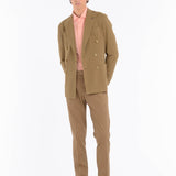 Pantalone slim misto cotone stretch 44 / BEIGE