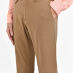 Pantalone slim misto cotone stretch 44 / BEIGE