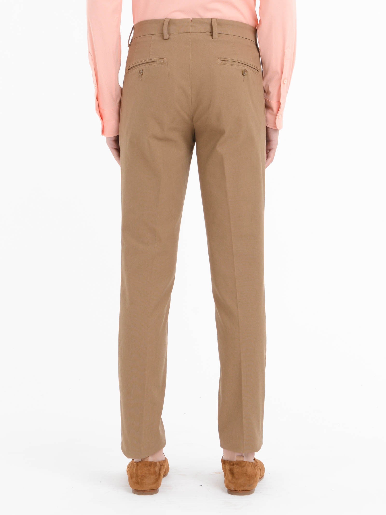 Pantalone slim misto cotone stretch 44 / BEIGE