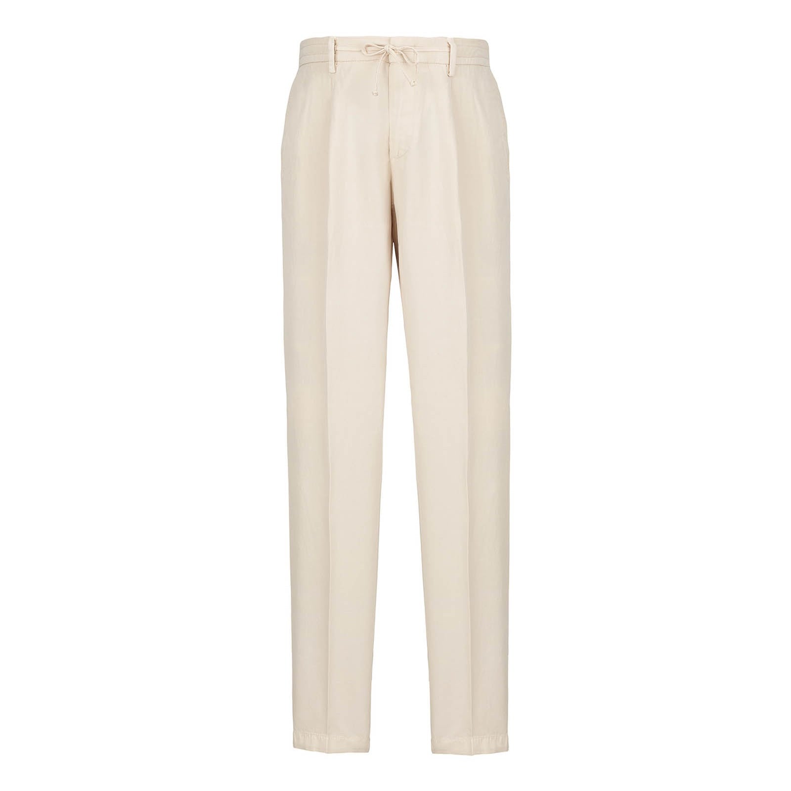 Pantalone jogging gabardina misto cotone 44 / BEIGE