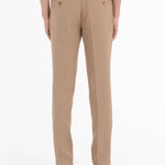 Pantalone jogging gabardina misto cotone 44 / BEIGE