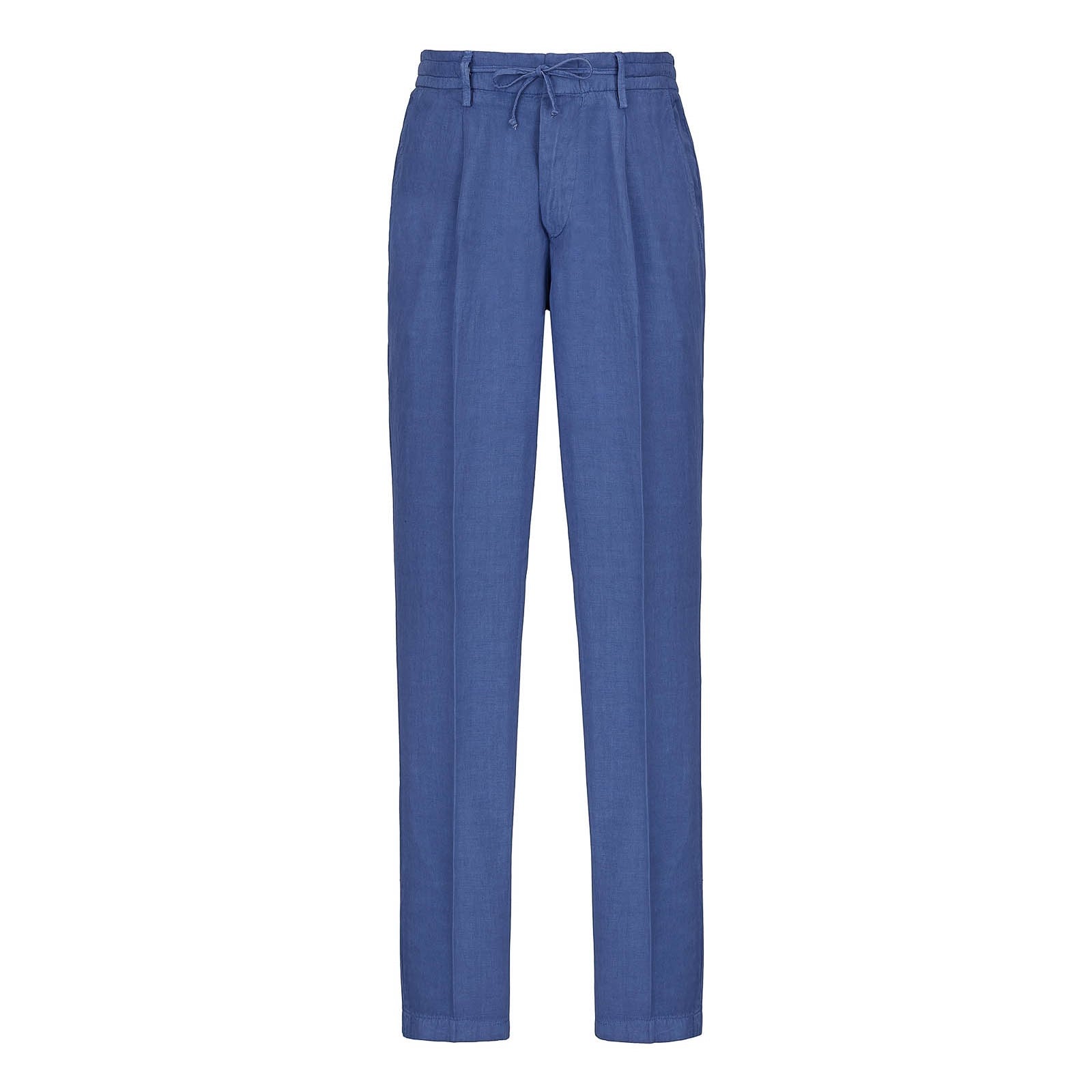 Pantalone jogging gabardina misto cotone 44 / BLU