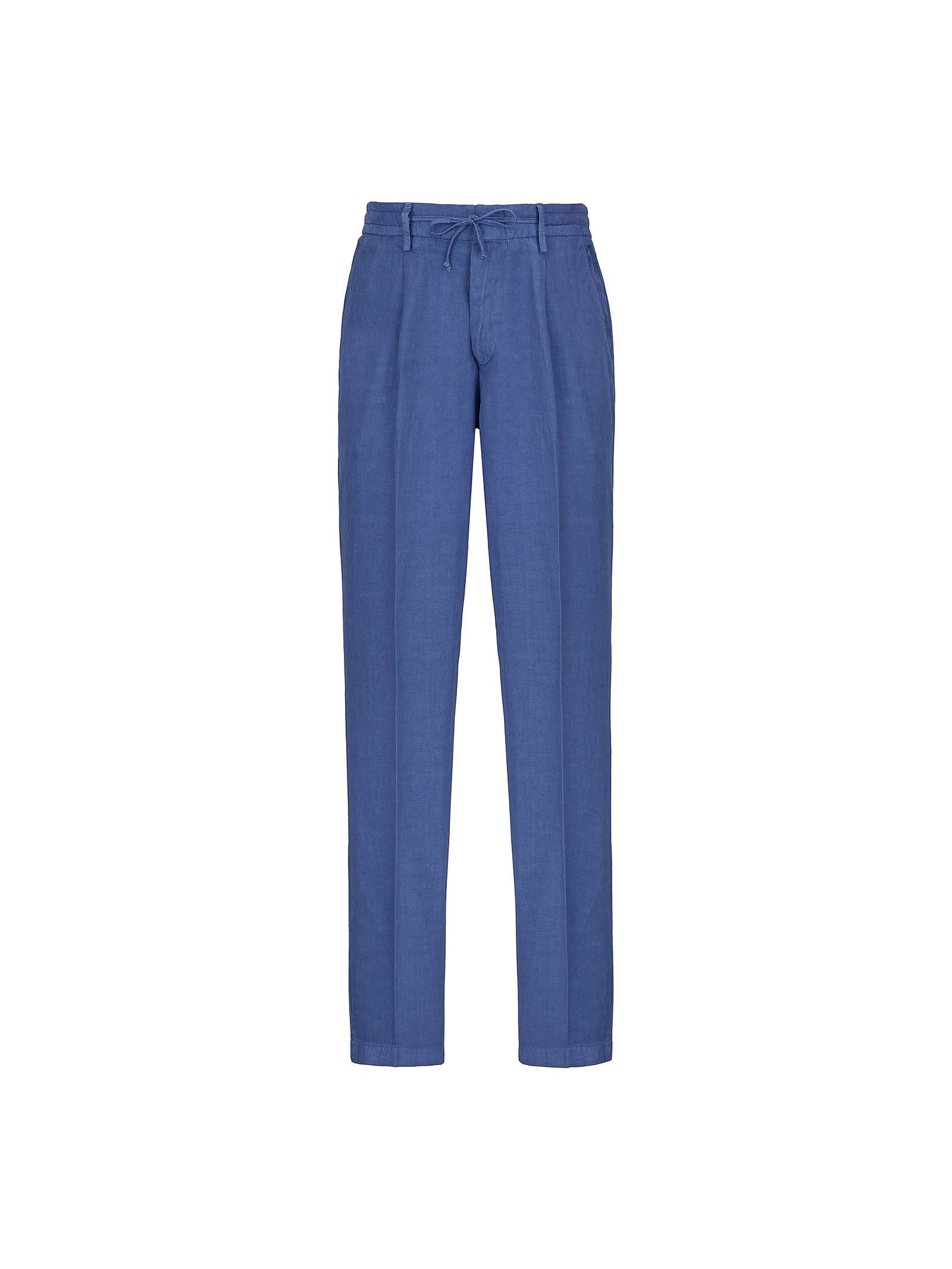 Pantalone jogging gabardina misto cotone 44 / BLU