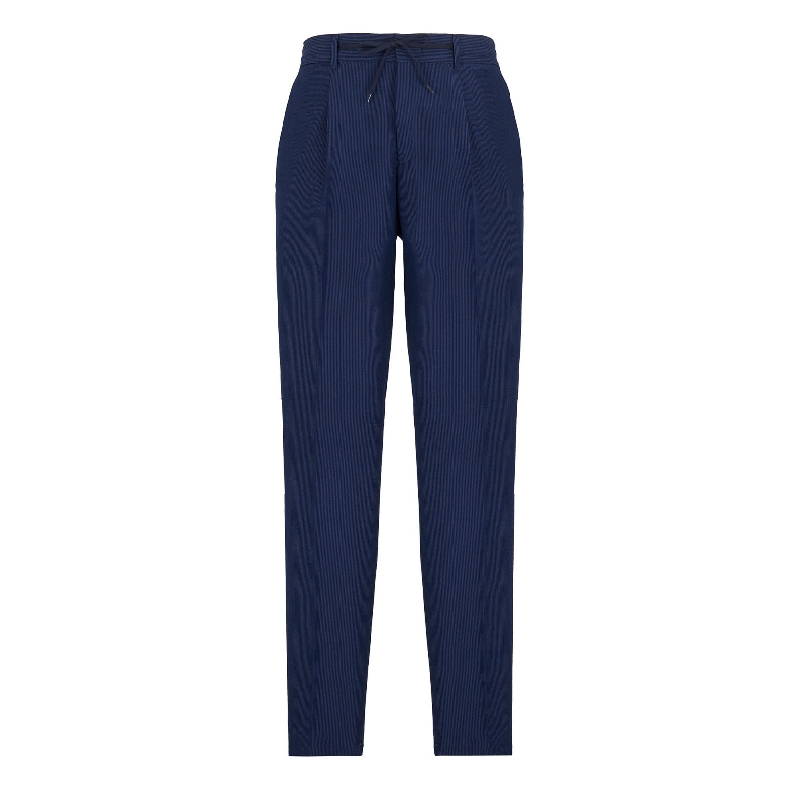 Pantalone jogging seersucker gessato 44 / BLU