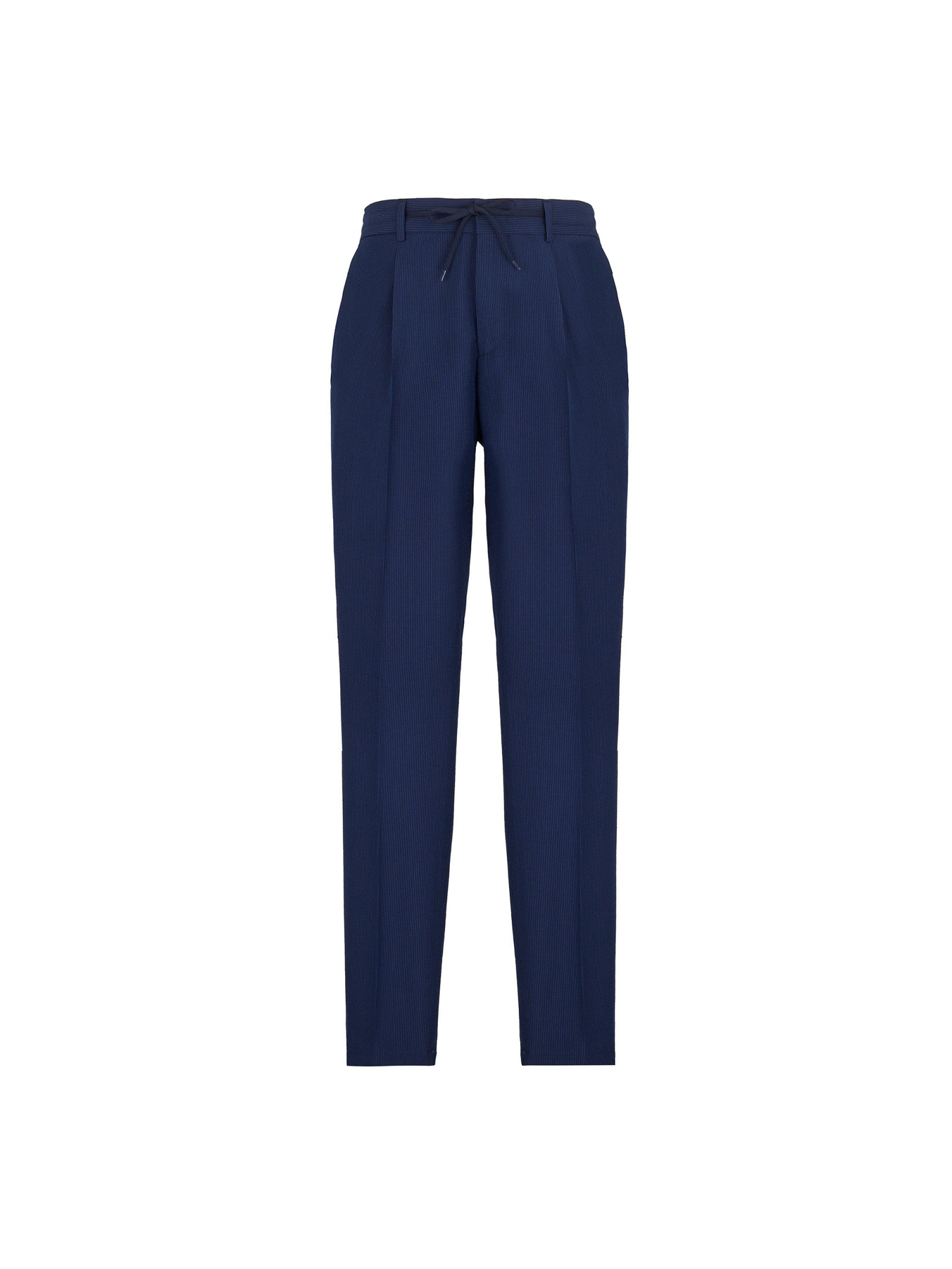 Pantalone jogging seersucker gessato 44 / BLU