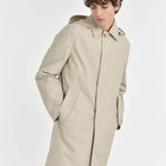 Trench sfoderato gabardina tecnica misto cotone 44 / BEIGE