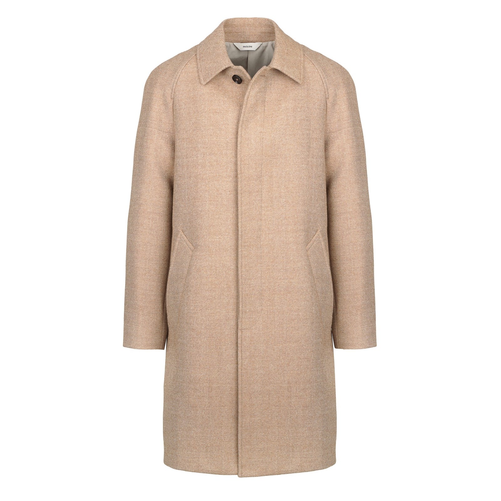 Cappotto resca in pura lana 44 / BEIGE