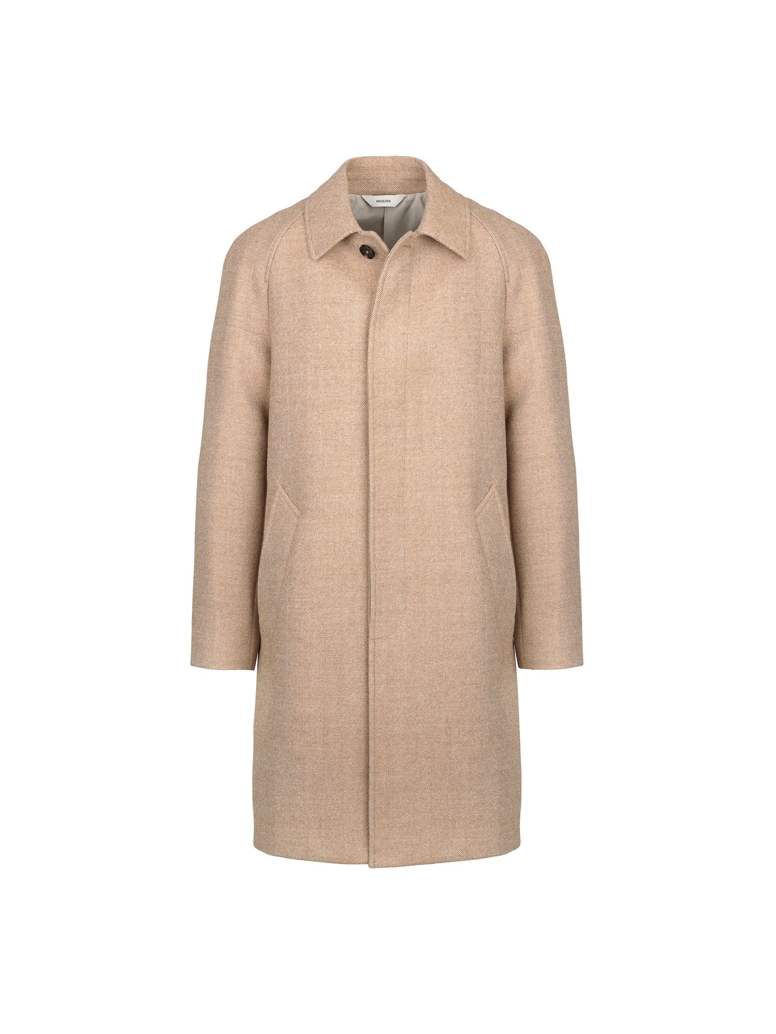 Cappotto resca in pura lana 44 / BEIGE