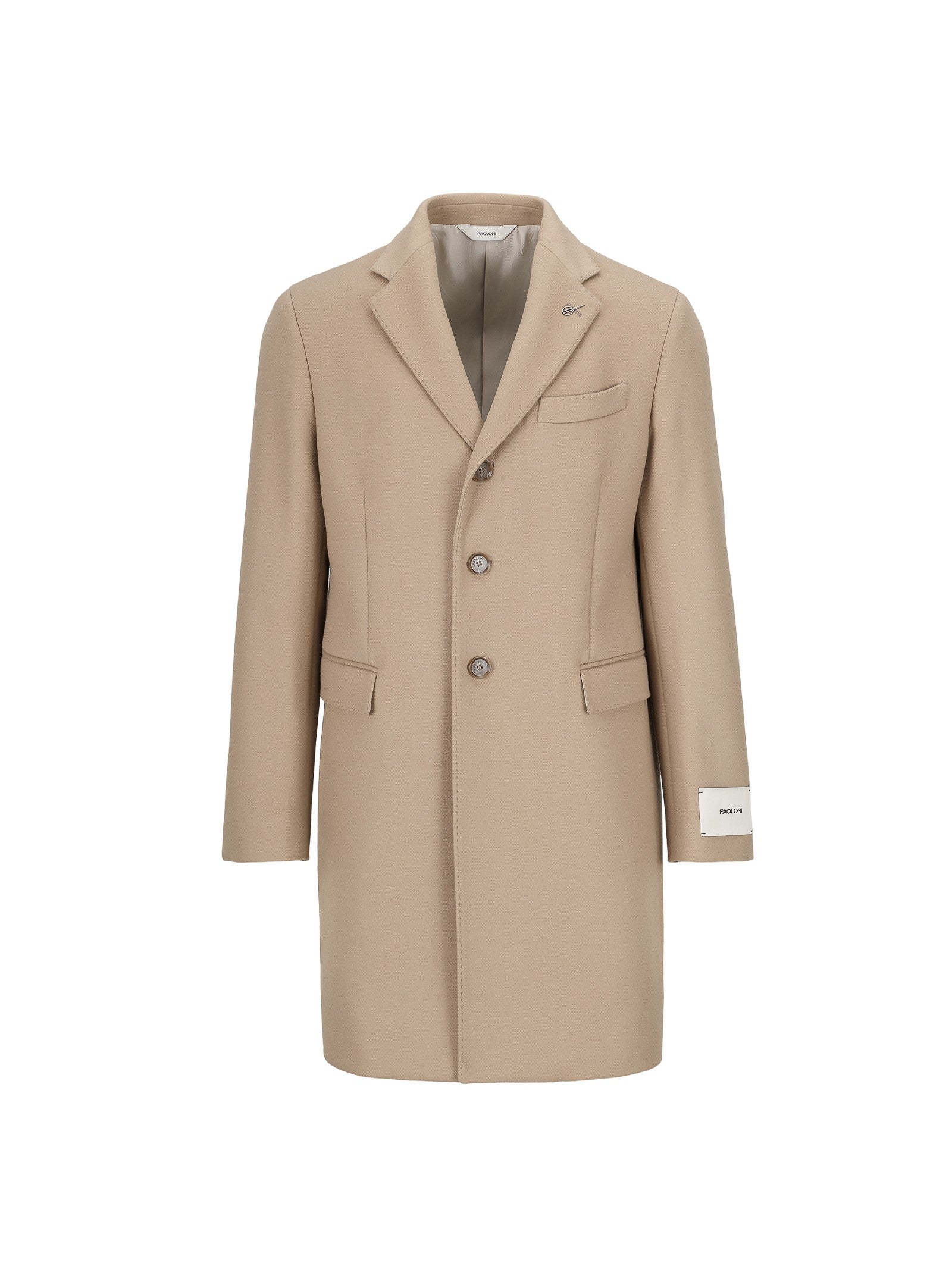 Cappotto panno misto lana 44 / BEIGE