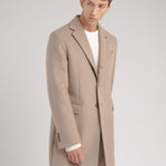 Cappotto panno misto lana 44 / BEIGE