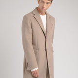 Cappotto panno misto lana 44 / BEIGE