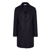 Cappotto panno misto lana 44 / BLU