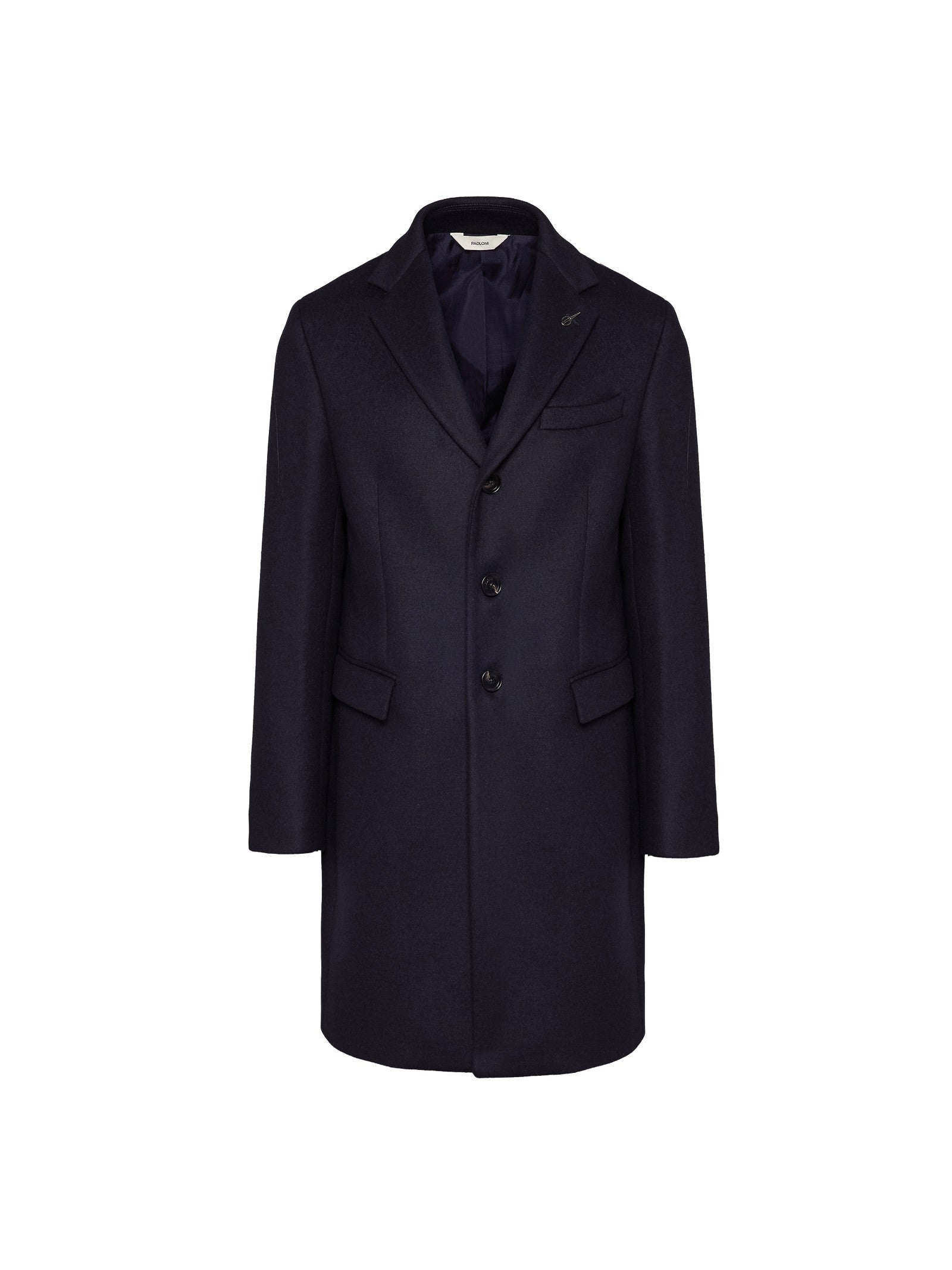 Cappotto panno misto lana 44 / BLU