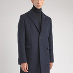 Cappotto panno misto lana 44 / BLU