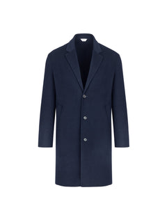 Cappotto panno misto lana 44 / BLU