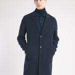 Cappotto panno misto lana 44 / BLU