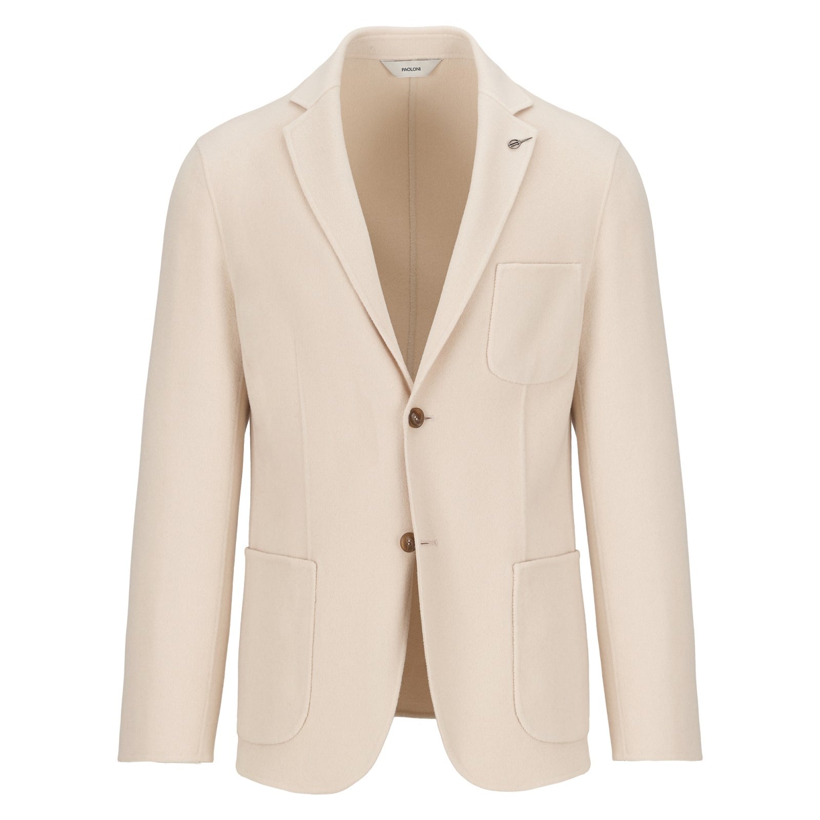 Giacca slim panno misto lana 44 / BEIGE