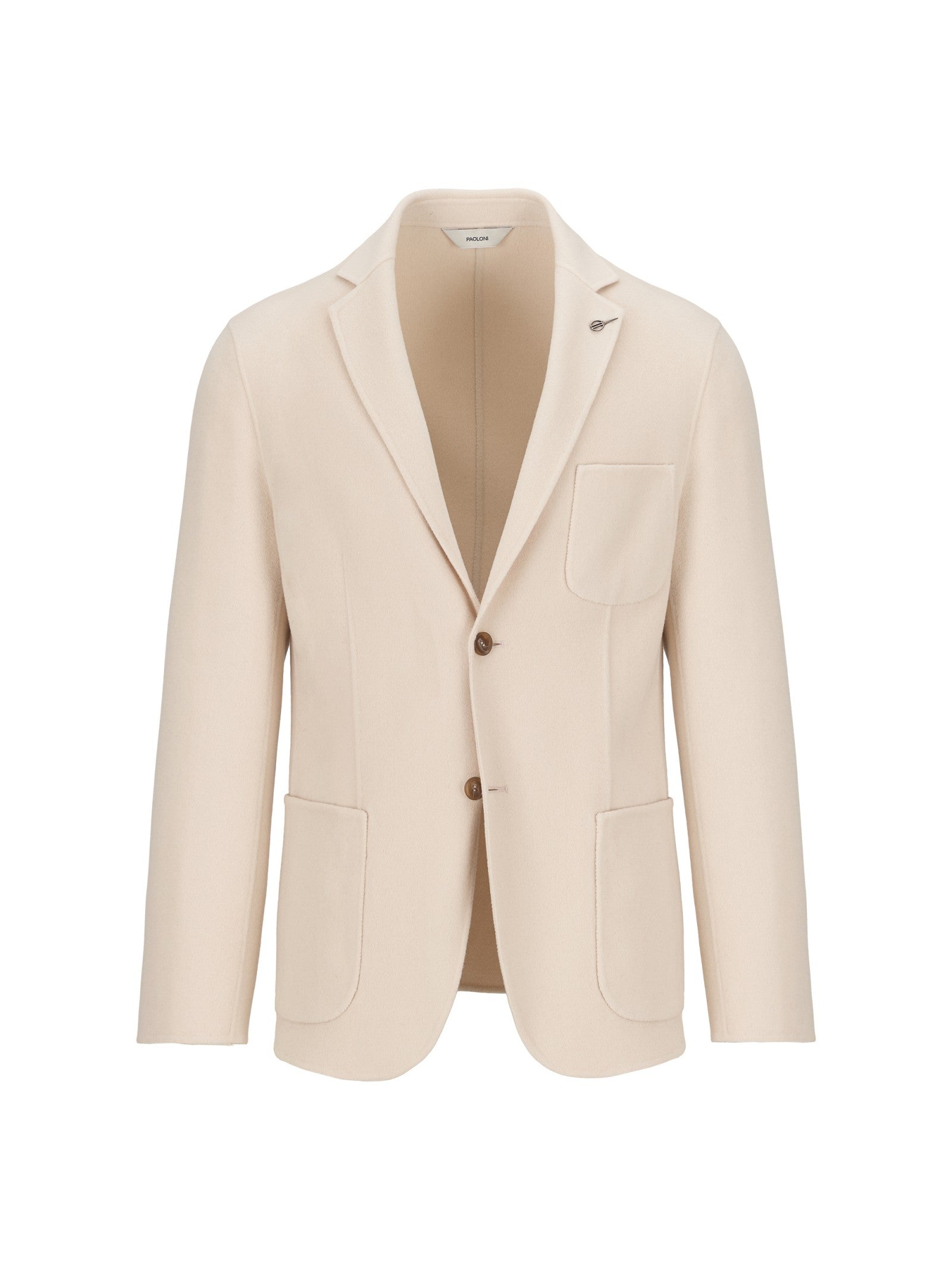 Giacca slim panno misto lana 44 / BEIGE