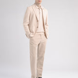 Giacca slim panno misto lana 44 / BEIGE