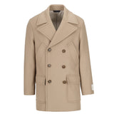 Peacoat panno misto lana 44 / BEIGE